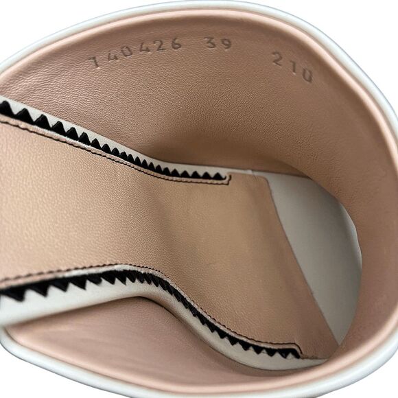 Gucci Janaya GG Studded Platform Sandals Mystic White Size 39 + Box & Dust Bags - Picture 9 of 12